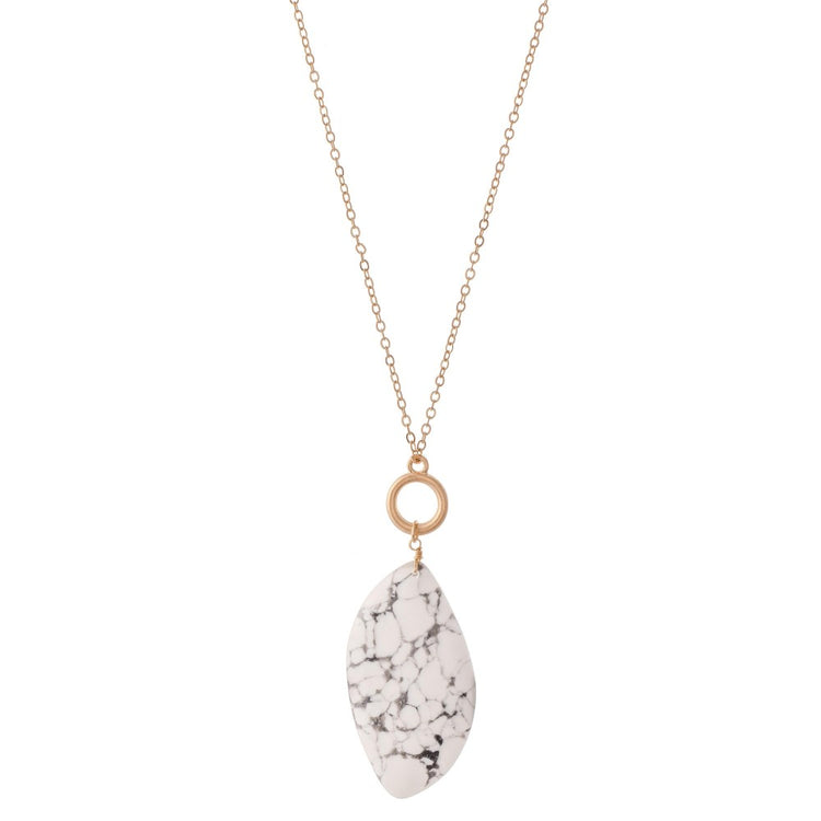 Rock Your World Necklace | White