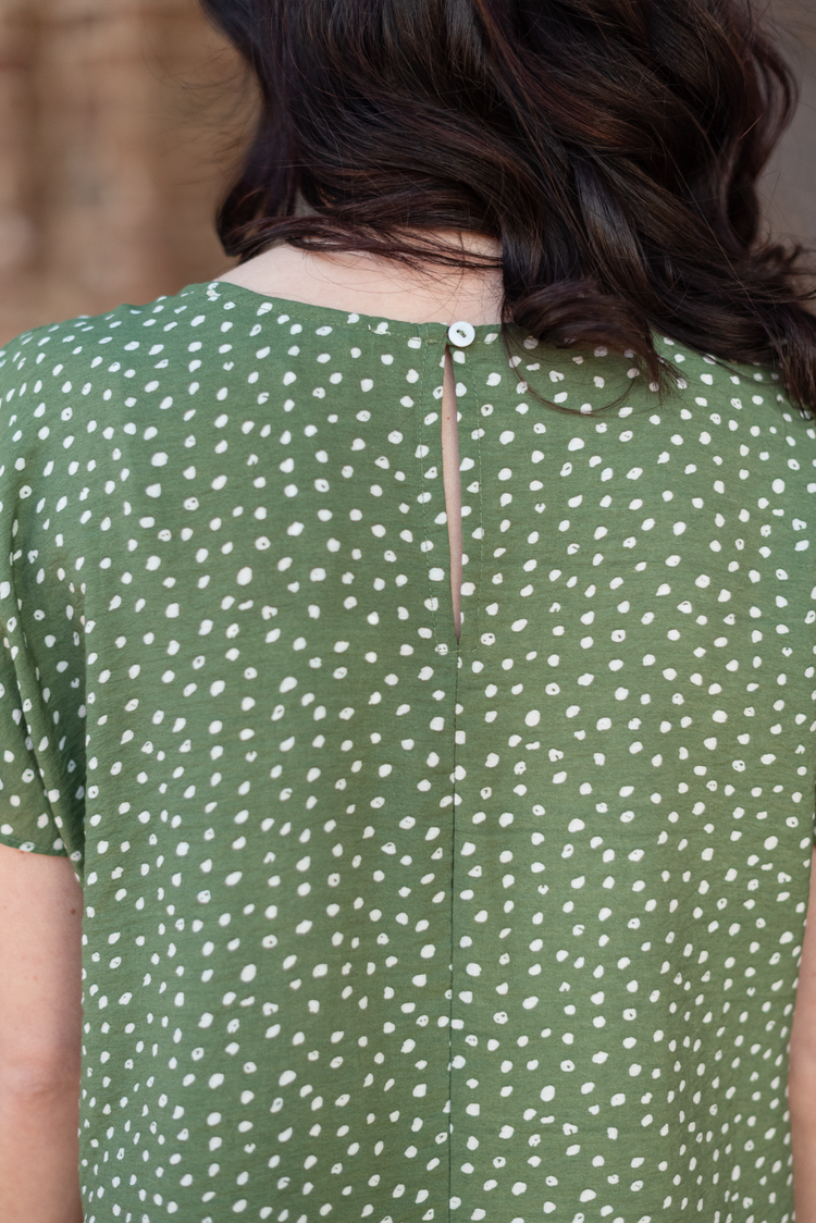 Dotty Top | Olive