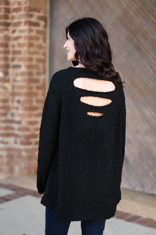 Love The Back Top | Black