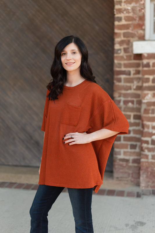 Rustic Relaxation Top | Rust