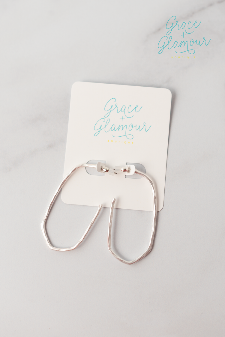 Invincible Geometric Hoops | Silver