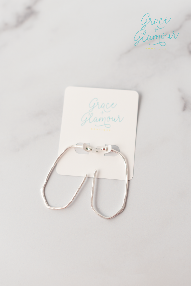 Invincible Geometric Hoops | Silver