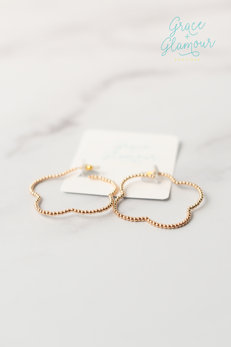 Seed To A Blossom Earrings | Gold