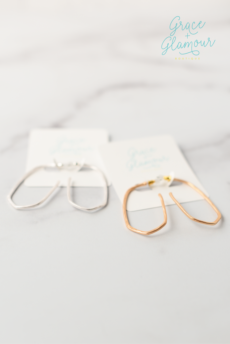 Invincible Geometric Hoops | Silver